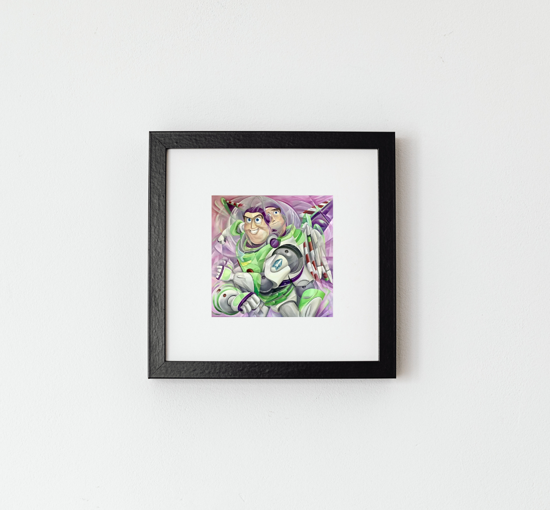Buzz (framed card)