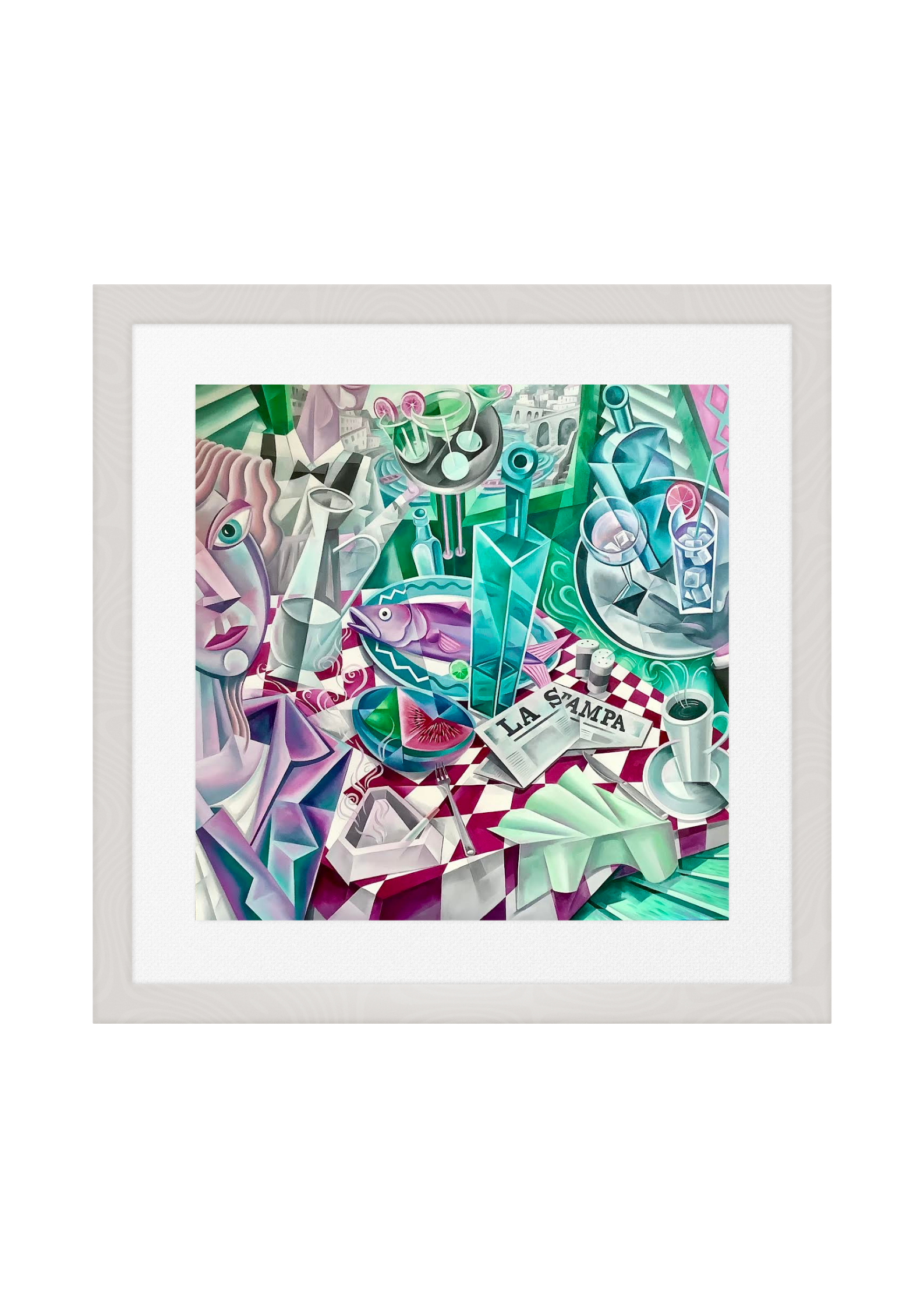 La Trattoria (framed card)